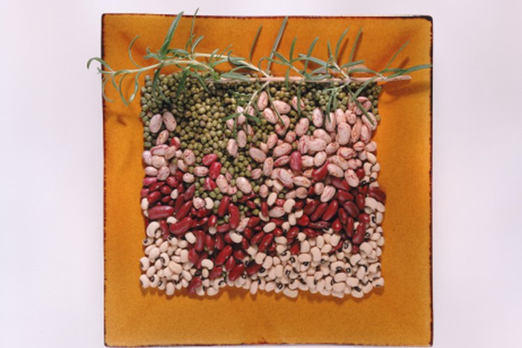Los frijoles secos están cargados de nutrientes.