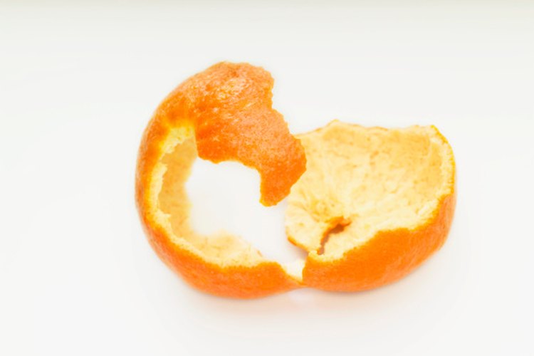 Las cáscaras de las naranjas tienen nutrientes.
