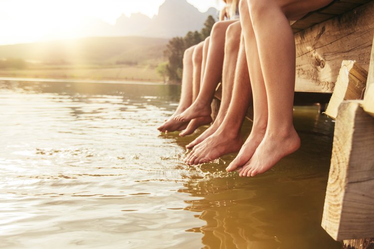 barefoot national feet june woman leg hair 1st legs grow hanging foot days faster sitting morning similar