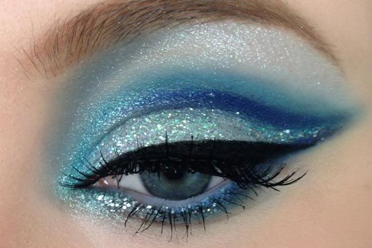 2. Blue Hair and Eye Makeup Ideas - wide 9