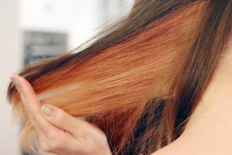 How To Dye Peek A Boo Hair Leaftv