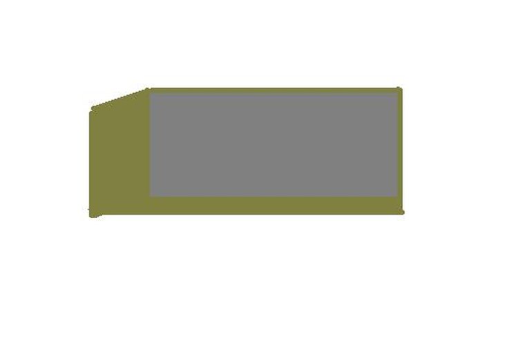 Diseño de un banco de hormigón hecho con MS Paint.