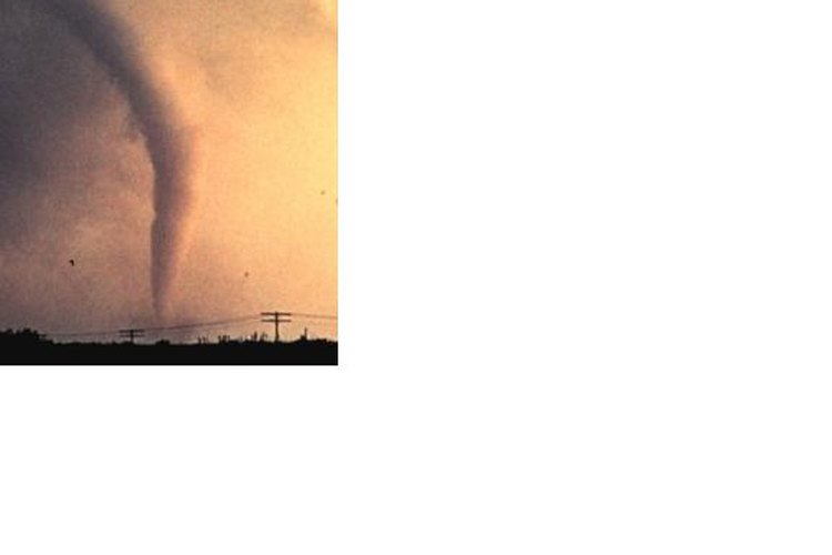 Los vientos de los tornados pueden causar graves daños.