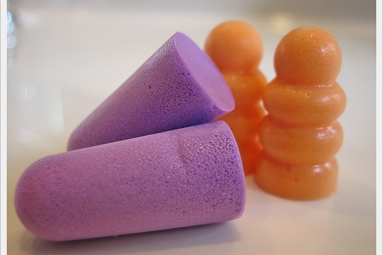 Tapones de espuma para oído.