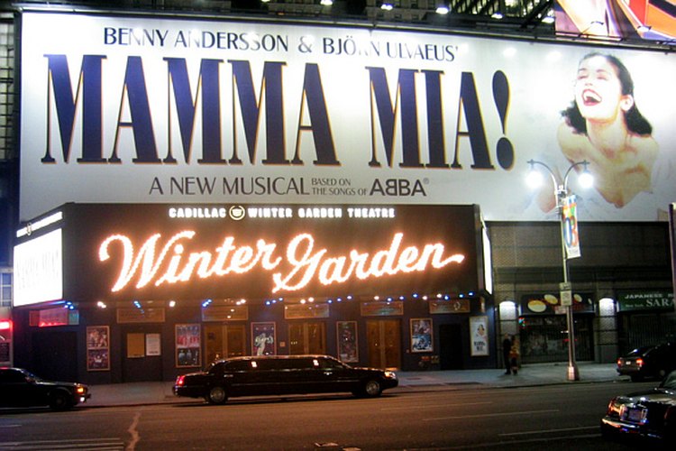 El teatro Winter Garden de Broadway.