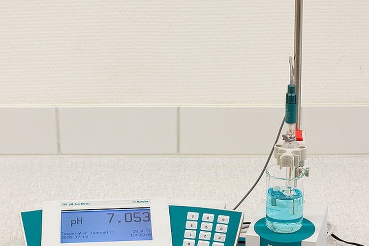 Medidor de pH.
