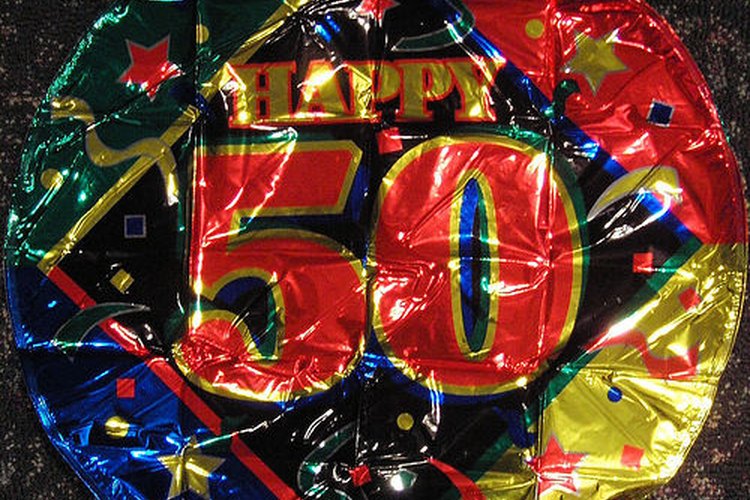 Celebrar un cumpleaños de 50