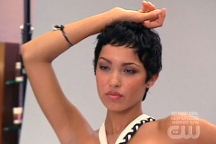 Corte estilo shag.