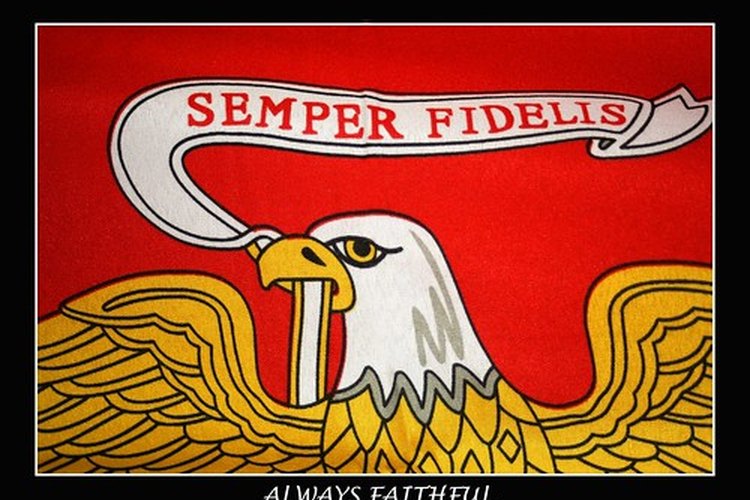 Semper Fidelis o "siempre leal" es el lema del cuerpo de marines.