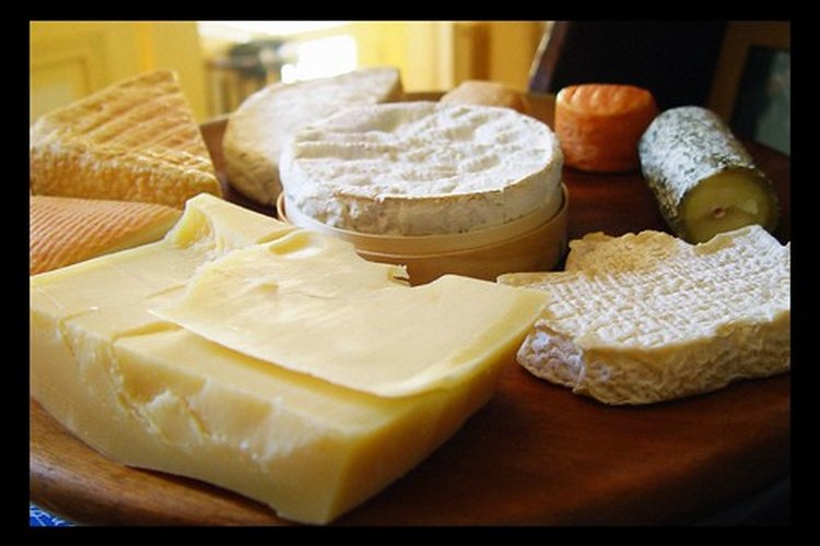 Un surtido de queso.