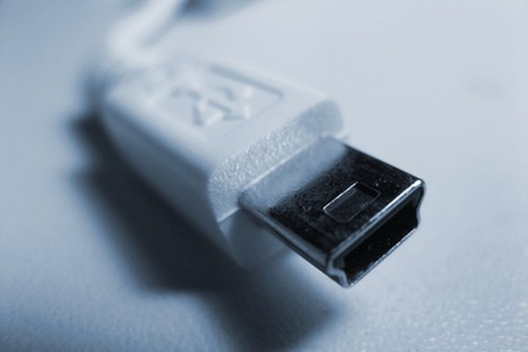 Un conector USB común.