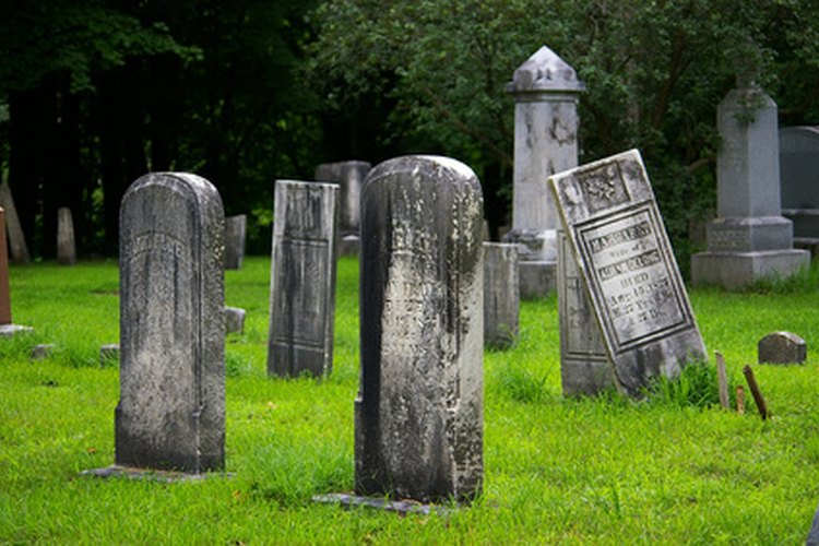 Hay maneras de descubrir si hay algo como un cementerio cerca de tu casa.