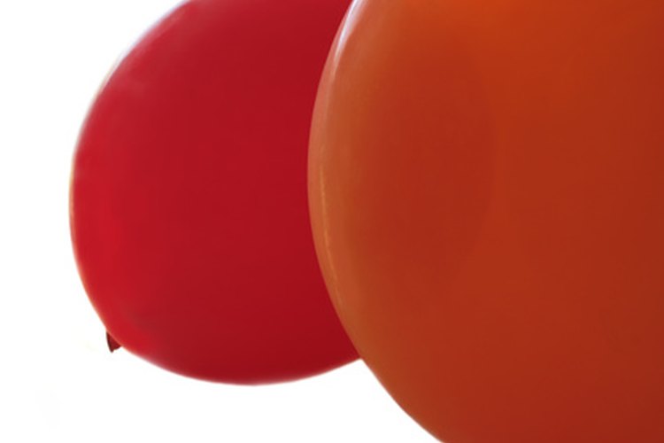 Globos rojos.