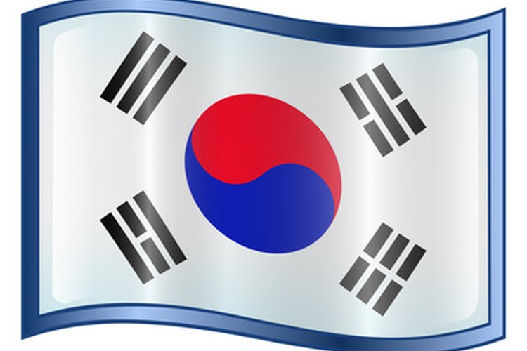 La bandera coreana es llamada Taegeukgi.
