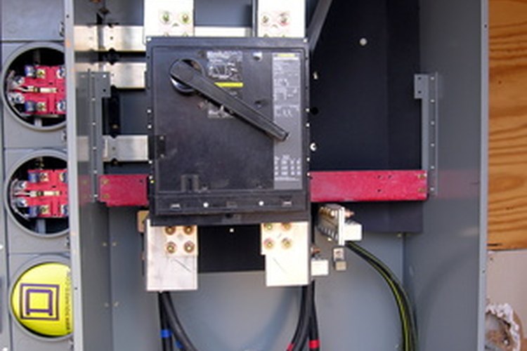 Panel eléctrico.