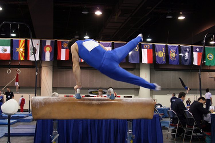 Uno de los ejercicios de las pruebas de gimnasia en los Juegos Olímpicos.