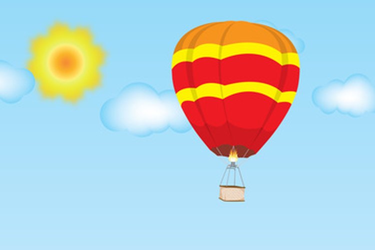 Los globos aerostáticos pueden servir como el tema perfecto par un baby shower.