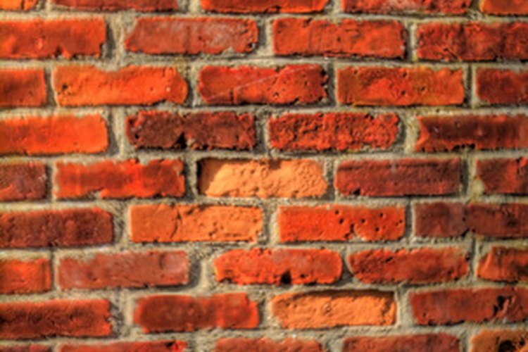 Pared interior de ladrillos