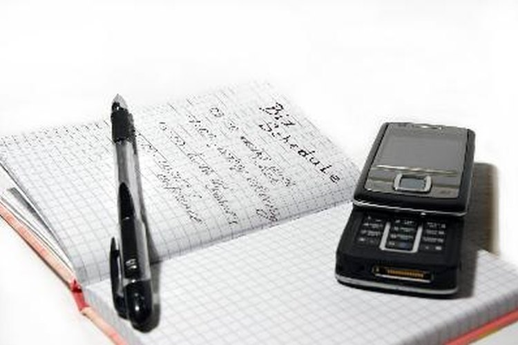 Puede que tenga que llevar un calendario de veces que se reserva para los proyectos en curso o clases particulares de trabajo.