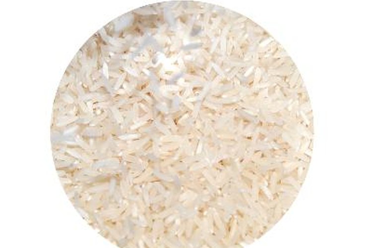Características nutricionales del arroz blanco.