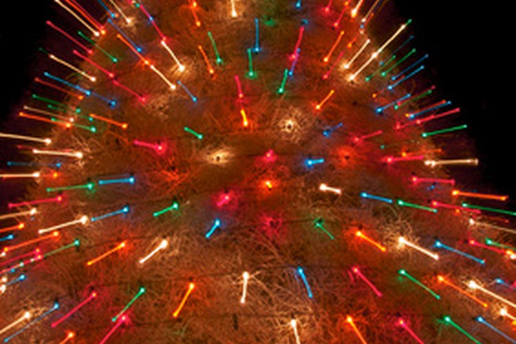 Las luces de Navidad LED son brillantes y económicas.