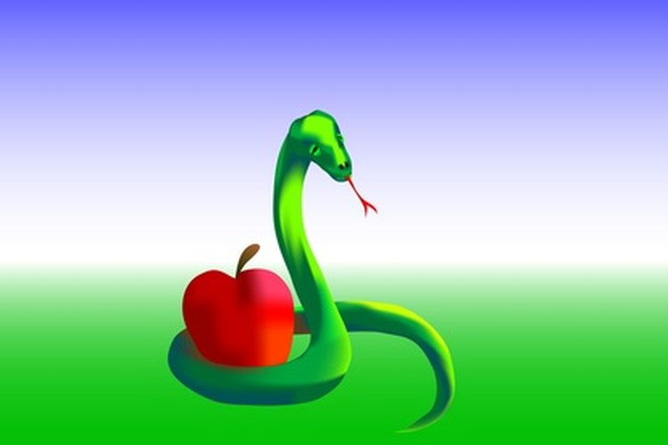 Dios maldijo a la serpiente por engañar a Eva.