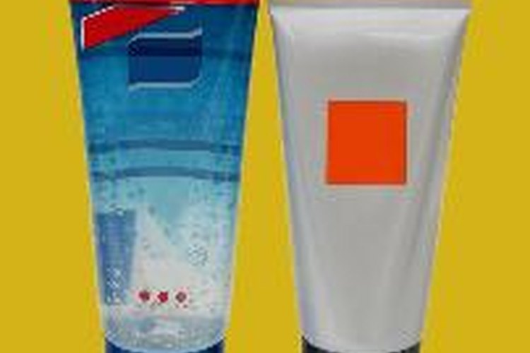 Cera y gel para el cabello.