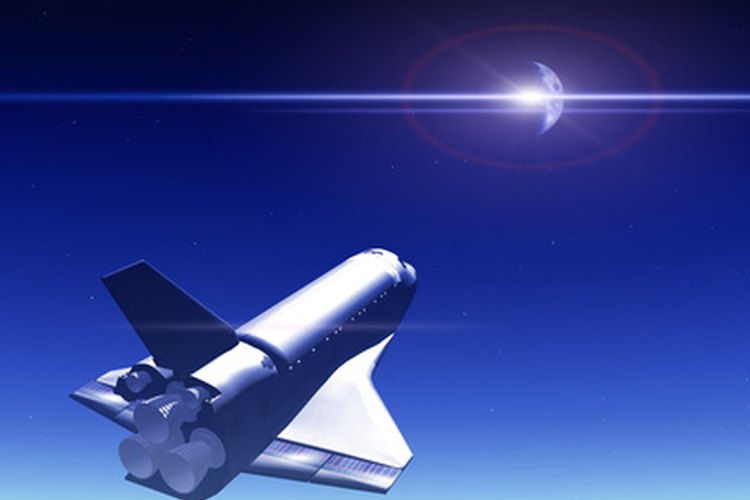 El transbordador espacial es una de las naves espaciales que usan materiales de fibra de carbón.