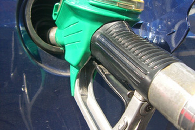 La gasolina evaporada está contenida en el aire.