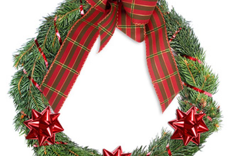 La corona de Navidad simboliza el círculo de la vida.