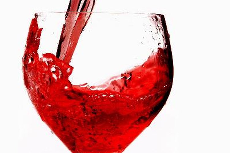 Vino tinto.