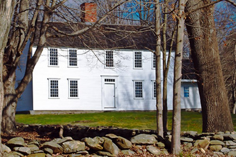 A finales del siglo XVII, los arquitectos estaban diseñando casas alrededor de Boston para los adinerados.