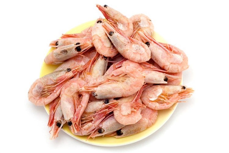 Camarones frescos para disfrutar después.