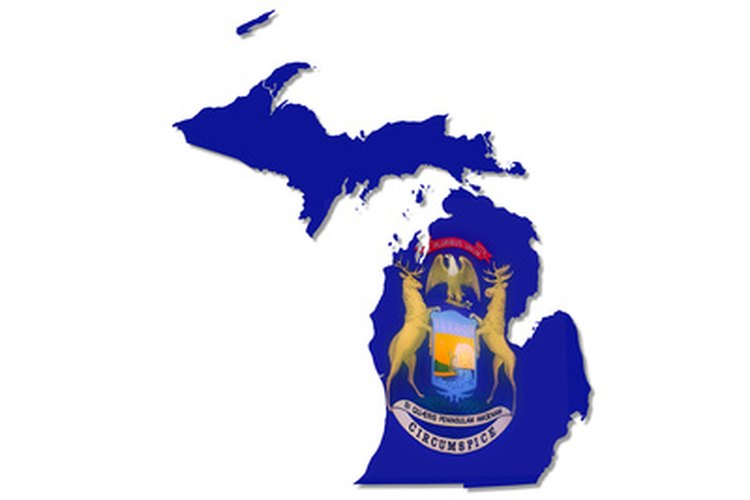 Michigan está rodeado por los Lagos Superior, Michigan, Huron y parte de Erie.