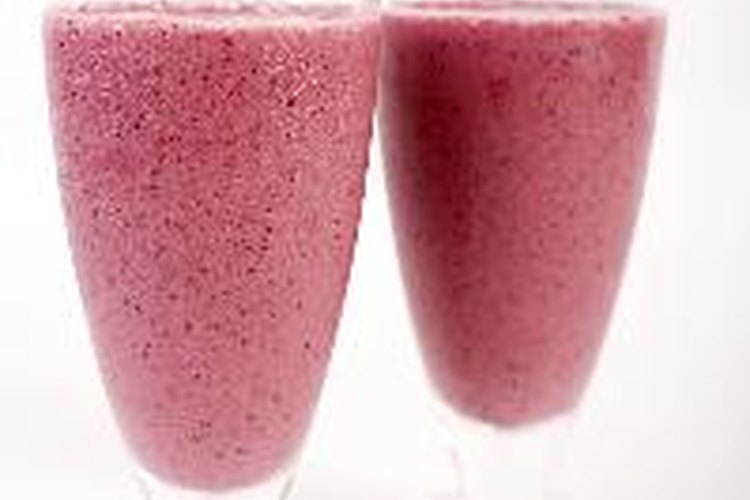 Los batidos con ingredientes congelados son los más difíciles de guardar.