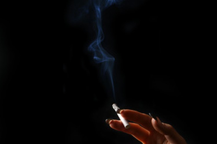 Filtro casero de cigarrilos.