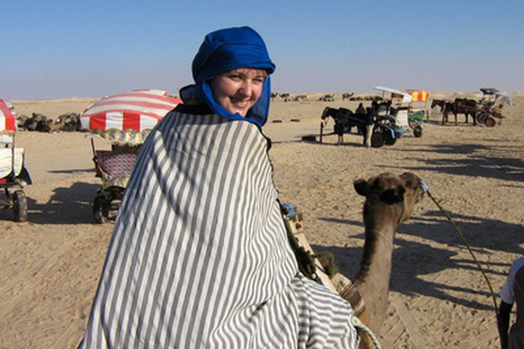 Una mujer saudí en un hijab.