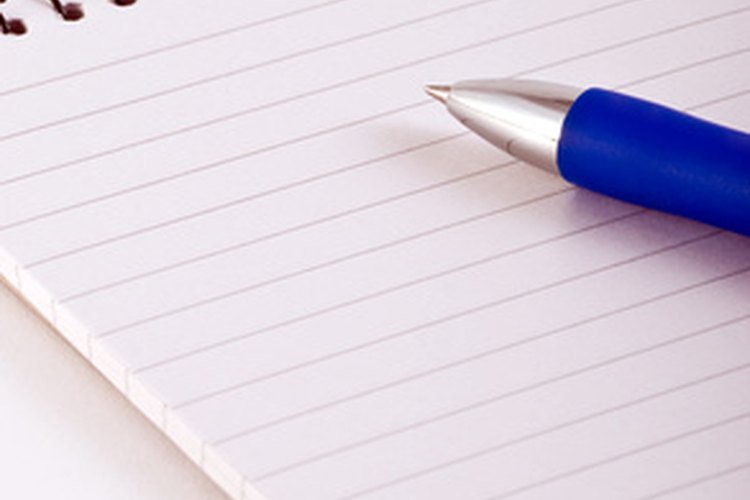 Primero escribe tus pensamientos.