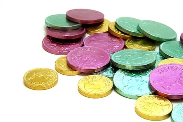 Las monedas de chocolate acostumbran a tener mucho éxito entre los niños.