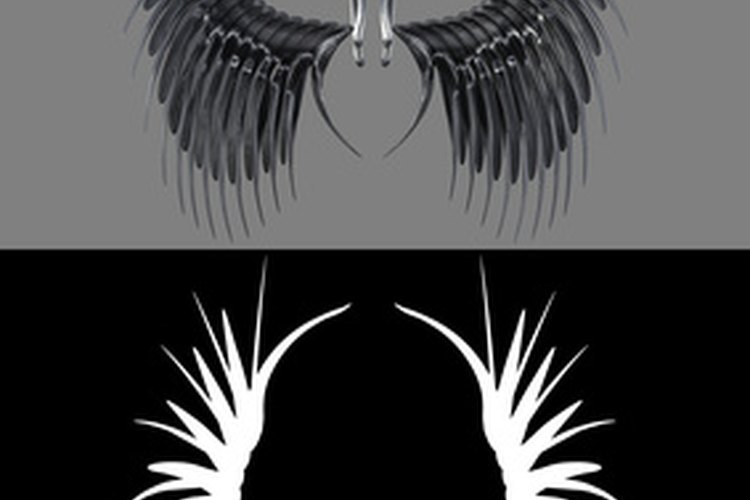 Las alas del ángel a menudo representan a los miembros fallecidos de la familia.