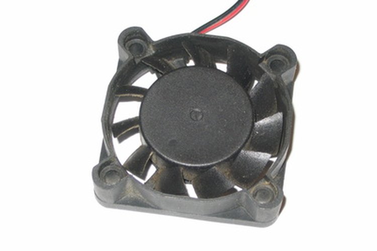 Ventilador de computadora de escritorio.
