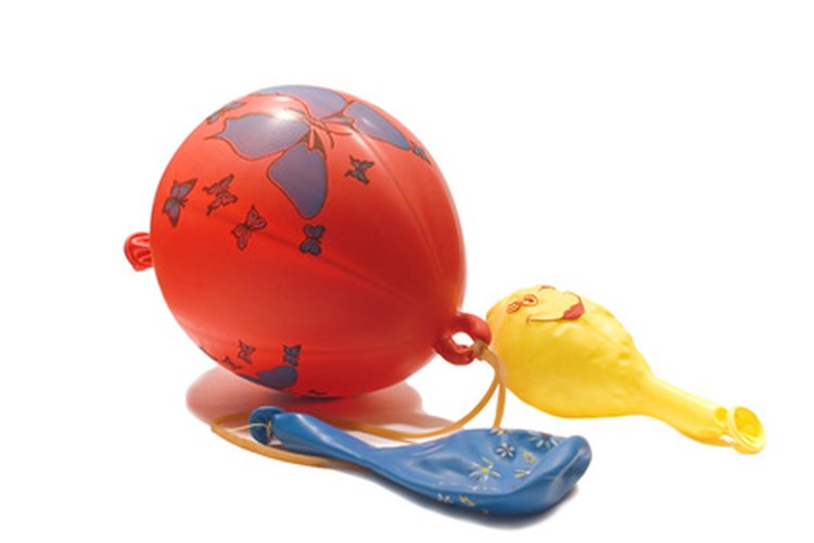 Los globos de aire caliente demuestran las propiedades físicas de las moléculas.