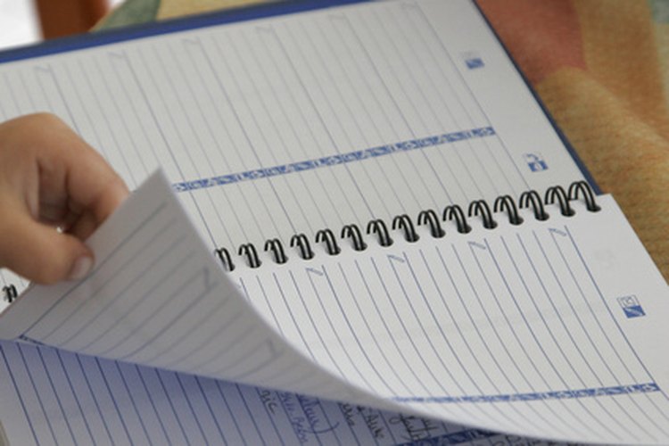 Una agenda escolar ayuda a los estudiantes a registrar la información importante.