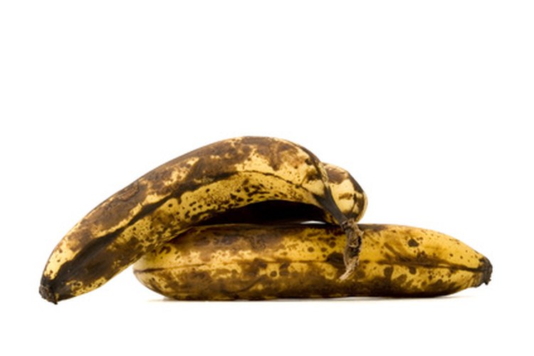 Cómo utilizar plátanos demasiado maduros.