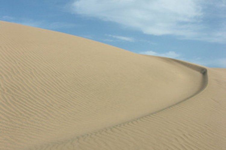 La lluvia es extremadamente rara en algunos desiertos.