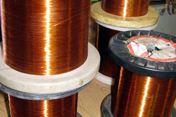 Bobinas de alambre.