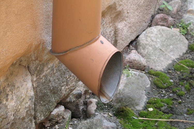 Tubería de drenaje de agua lluvia.