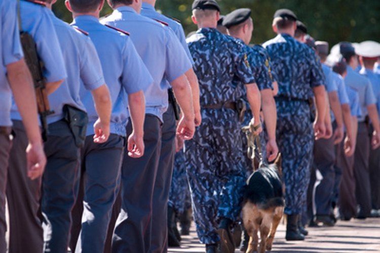 Los perros policía y sus manejadores comparten una estrecha relación.