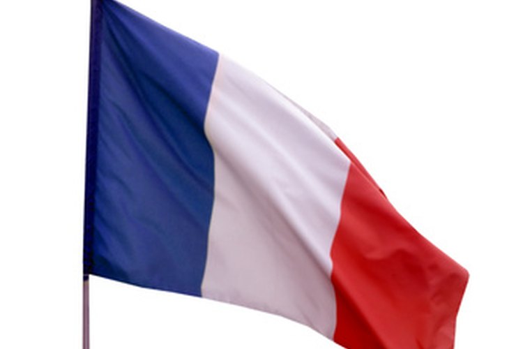 La bandera de Francia.