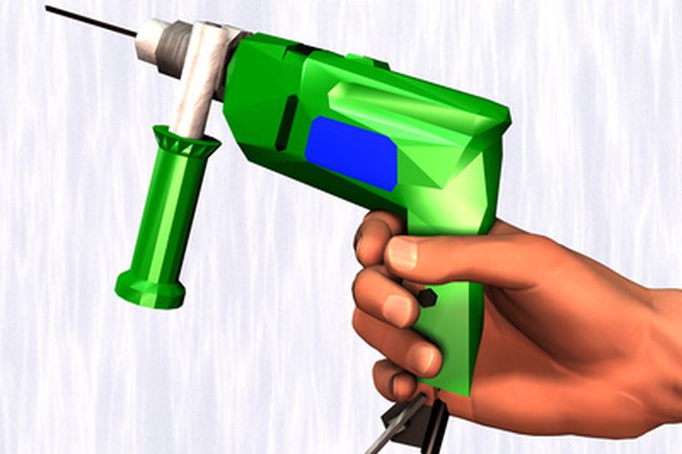 El Flex Hone se une a un taladro para limpiar los cilindros.